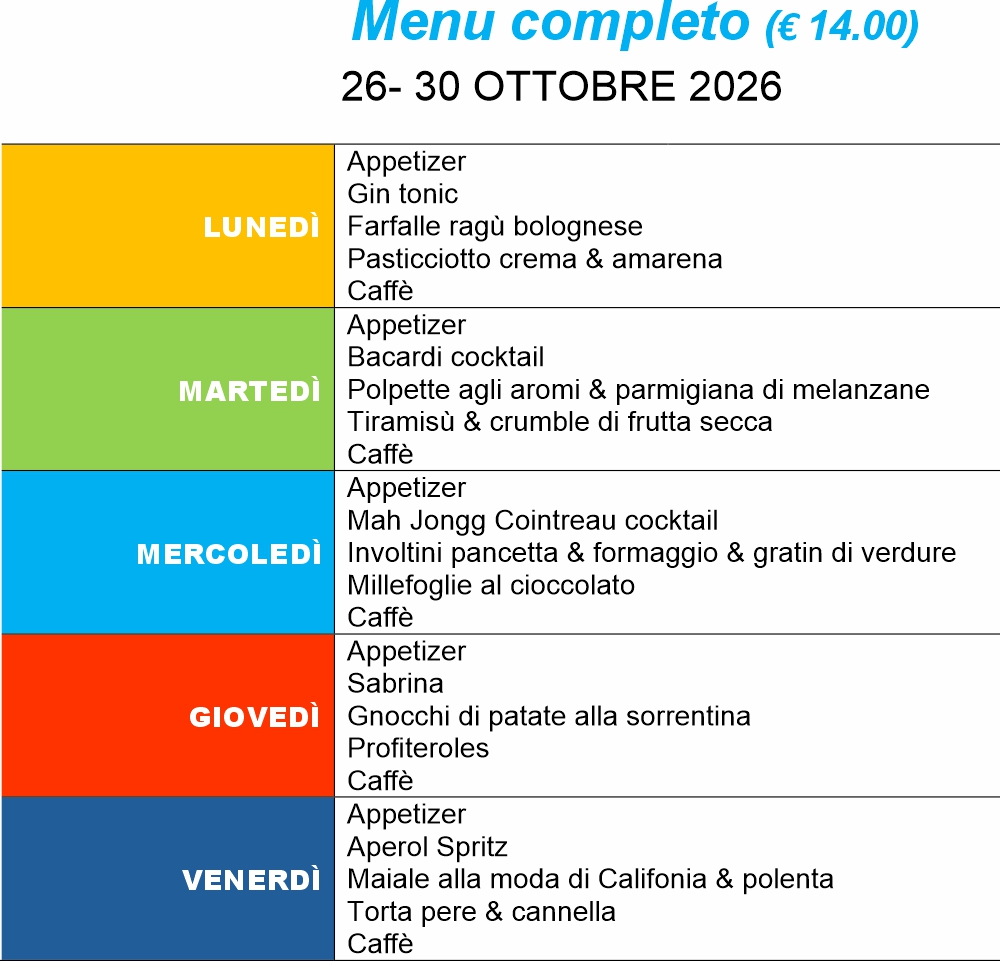 € 26-30 ottobre 2026